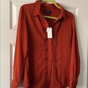 Banana Republic Burnt Orange Button-Up Shirt